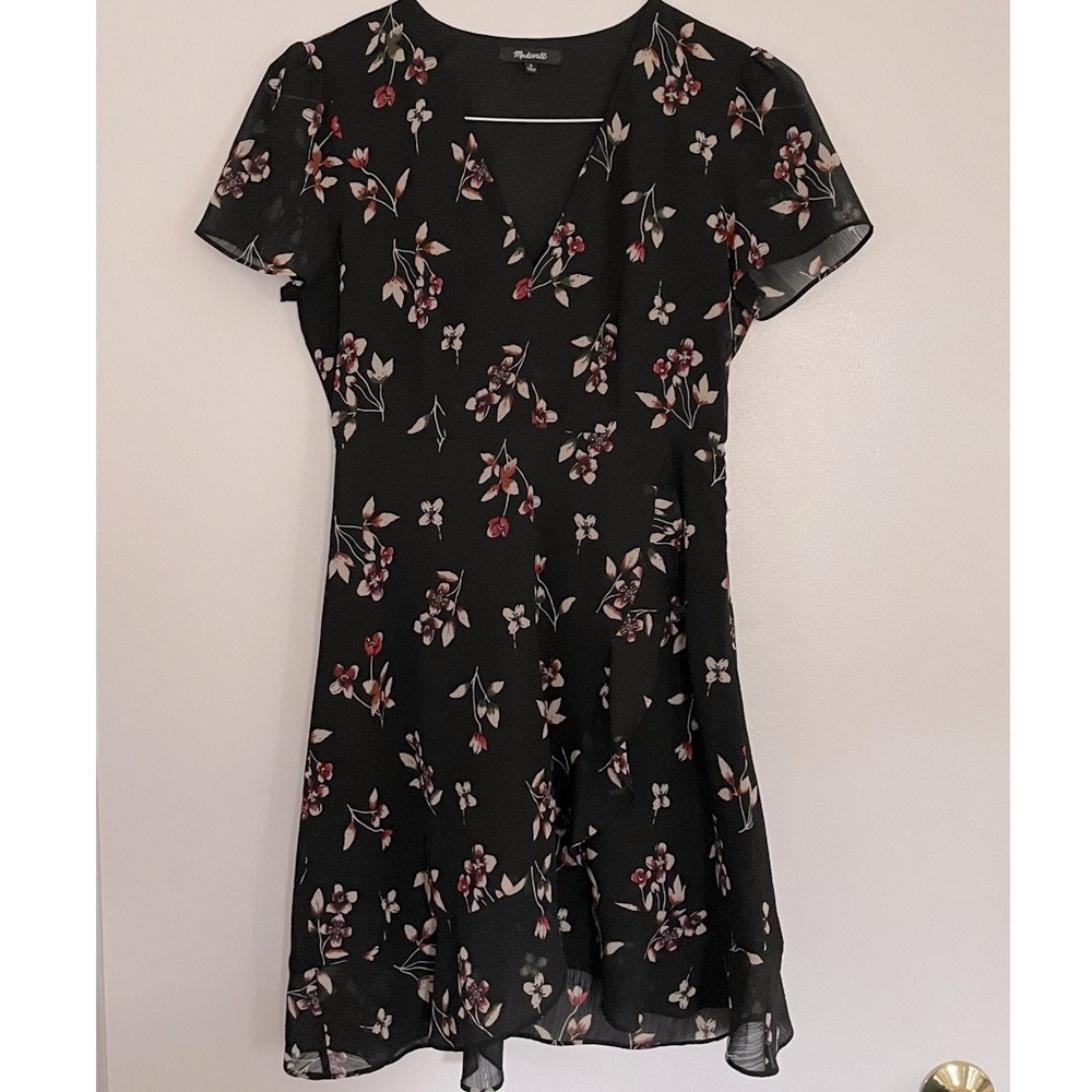 Madewell Alexa Chung FALL posy floral ruffle dress